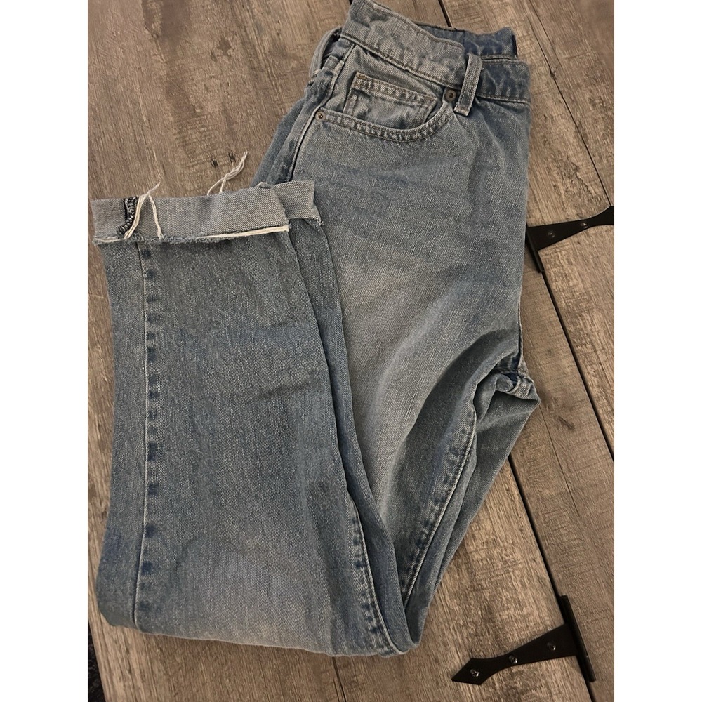 Lucky Brand Ankle Jeans Size 4 Inseam 27 High Rise Mom Jean "Drew"